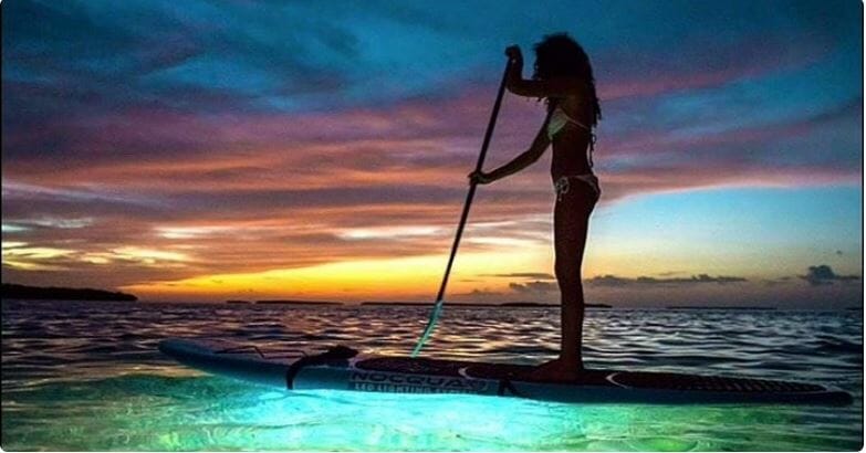 Sunset Paddle on a Stand Up Paddle Board