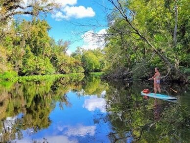 Touring Springs in Standup Paddleboard-SUP