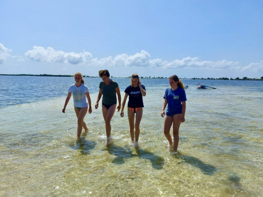 4 Girls on Paddle Adventure Paddleboard Cocoa Beach Epic